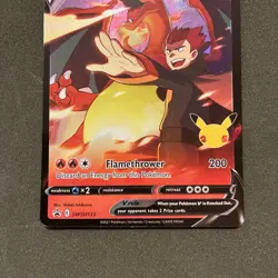 Pokemon Celebrations 25th Anniversary Lance's Charizard v Promo SWSH133 NM - Image 3
