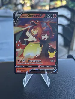 Pokemon Celebrations 25th Anniversary Lance's Charizard v Promo SWSH133 NM - Image 1