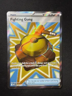 Pokemon TCG Fighting Gong 168/132 Mega Evolution Full Art Trainer NM - Image 1