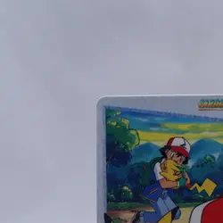 Ash & Pikachu #5 Anime Collection Bandai Carddass Pokemon Card Japanese 1998 - Image 2