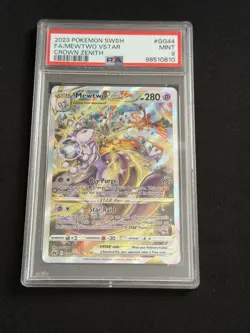 2023 Pokemon Crown Zenith Mewtwo VSTAR #GG44/GG70 PSA 9 - Image 1