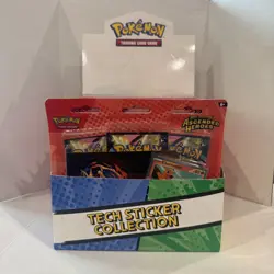 Pokemon Ascended Heroes Tech Sticker Collection- Set Of 12 Full Box - In Hand. - Image 1