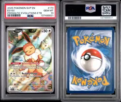 Pokemon TCG - Eevee #173 - Prismatic Evolutions - Black Star Promo - PSA 10 MINT - Image 3
