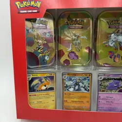 Pokemon 151 4 Mini Tins + 4 Promo Cards Bundle Pack #2 Pokemon Sams Club NEW - Image 2
