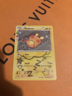 Pokemon TCG Dedenne Holo Card RC10/RC32 Generations Radiant Collection - Image 1