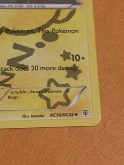 Pokemon TCG Dedenne Holo Card RC10/RC32 Generations Radiant Collection - Image 4