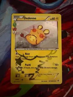 Dedenne RC10/RC32 XY Generations Radiant Collection Holo Uncommon Pokemon Card - Image 1