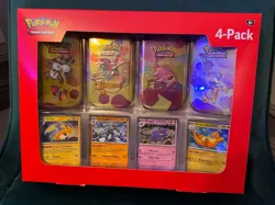 Pokemon 151 (4 Mini Tins + 4 Promo Cards Bundle Pack #2) Pokemon Sams Club - NEW - Image 1