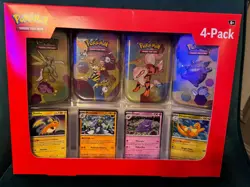 Pokemon 151 (4 Mini Tins + 4 Promo Cards Bundle Pack #2) Pokemon Sams Club - NEW - Image 3