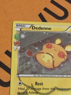 Pokemon TCG Dedenne Holo Card RC10/RC32 Generations Radiant Collection - Image 2