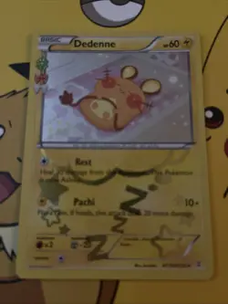 Pokemon TCG Dedenne RC10/RC32 Generations Radiant Collection Holo Card - Image 1