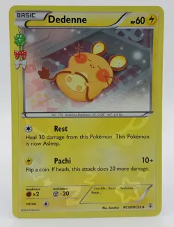 Pokemon Card Dedenne RC10/RC32 Holo Generations: Radiant Collection - Image 1