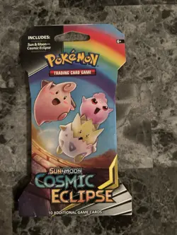 Pokemon TCG Sun & Moon Cosmic Eclipse Art Set Sleeved Booster Pack 4x - Image 4