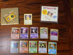 Pokemon TCG Pikachu Records 1998 Japanese Best Collection Song CD Promo Set - Image 1
