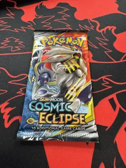 Pokemon Trading Card Game Sun & Moon Cosmic Eclipse Booster Pack - Image 1