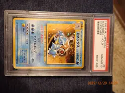 💦SWIRL🌀PSA 9 Japanese Blastoise Holo - 1999 Pokemon CD Promo - No. 009💦 - Image 1