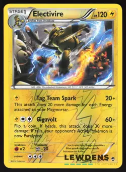 Electivire - 30/111 - Rare Reverse Holo - Furious Fists - Pokemon Card - Image 1