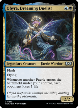 Obyra, Dreaming Duelist FOIL Wilds of Eldraine NM Uncommon CARD ABUGames - Image 1