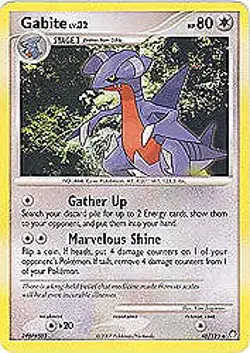 Pokemon Diamond & Pearl Mysterious Treasures- Gabite Card 48/123 - Image 1