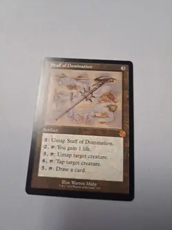 MTG: Brother's War: Staff of Domination (Retro Frame) (LP) - Image 1