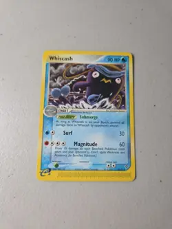 Pokemon TCG Whiscash EX Dragon 48/97 Regular Uncommon E Reader Card - Image 1