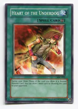 Yu-Gi-Oh! Heart of the Underdog Common englisch IOC-032 Her des Unterlegenen - Image 1