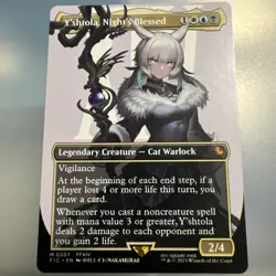 MTG Magic Final Fantasy Y'shtola, Night's Blessed Non-Foil Borderless #207 FIC - Image 1