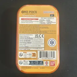 One Piece Tin Pack Set V2 Ace Artwork - TS-02 Containing OP-13 & Promo Brand New - Image 2