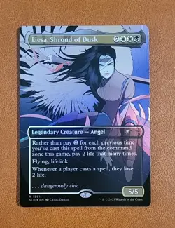 NM Rainbow Foil Liesa, Shroud of Dusk SLD #1961 Secret Lair Slay The Day - Image 1