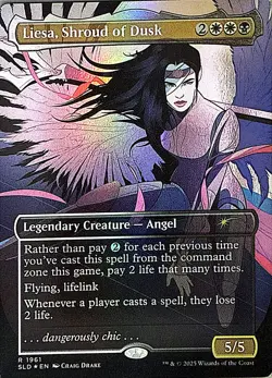 Liesa, Shroud of Dusk (Rainbow Foil) Foil R Secret Lair Drop Series 1961 NM - Image 1