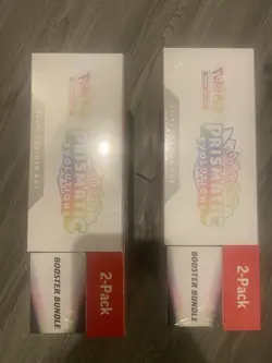 2X Pokemon TCG Prismatic Evolutions Costco 2 Pack -ETB+Booster Bundle SEALED NEW - Image 2