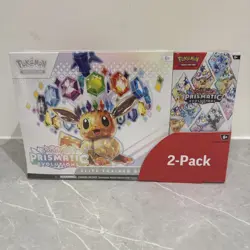 Pokemon TCG Prismatic Evolutions Costco Bundle ETB + Booster Bundle New & Sealed - Image 1