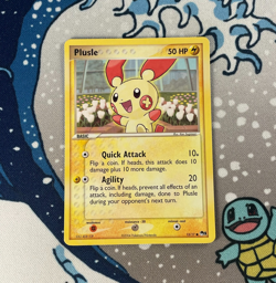 Plusle 13/17 Common Pop Series 1 Set Promo Pokemon Card 2004 NM - Image 1