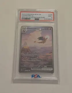 PSA 9 Charizard ex 199/165 Special Illustration Rare 2023 Pokemon S&V EN 151 - Image 1