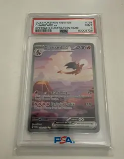 PSA 9 Charizard ex 199/165 Special Illustration Rare 2023 Pokemon S&V EN 151 - Image 1