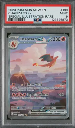 PSA 9 - Charizard ex 199/165 Special Illustration Rare - 2023 Pokemon S&V EN 151 - Image 1