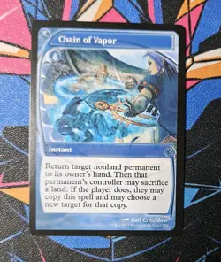 Chain of Vapor NM Future Sight Frame MTG List Mystery Booster 2 Unplayed Magic - Image 1