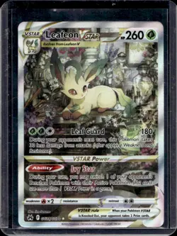 2023 Pokemon SWSH Crown Zenith Leafeon VST Galarian Gallery #GG35/GG70 - Image 1