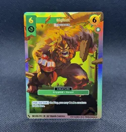 Metazoo TCG - Bigfoot 076/214 2 Star Super Rare Holo Card MZ1 - Image 1