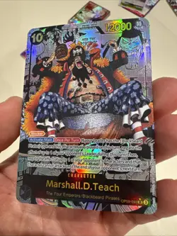 One Piece CCG Marshall.D.Teach English Manga AlternativeArt OP09-093 Custom Card - Image 2