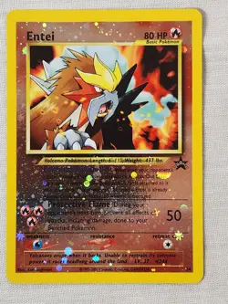 NM Entei - Reverse Holo #34 Black Star Promo Pokemon TCG - Image 1