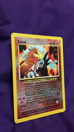 Wow!!! Pokemon!!! ENTEI Reverse Holo TCG: Movie 3 Black Star Promo #34 WotC NM/M - Image 3