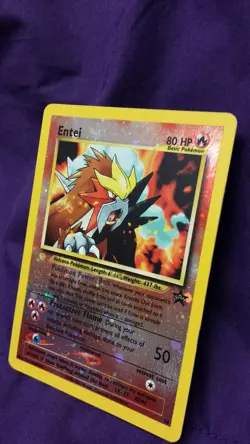 Wow!!! Pokemon!!! ENTEI Reverse Holo TCG: Movie 3 Black Star Promo #34 WotC NM/M - Image 4