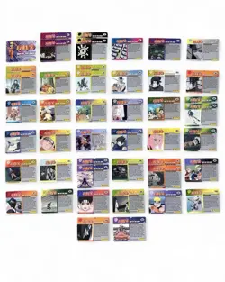 Naruto 2002 'Way Of The Ninja' Panini Collector Cards - Lot Of 45 (7 Duplicates) - Image 2