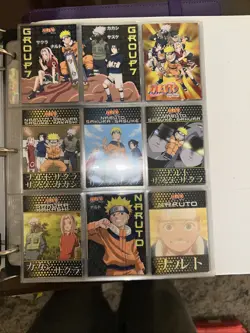 Mint Condition 2002 Naruto: Ninja Ranks (Panini) 72 cards Full Set. Collectible. - Image 1
