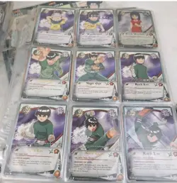 Lot 2002 PANINI NARUTO CARDS LOT OF 17 Pages Kiba Naruto Rock Kakashi Sasuke NM - Image 3
