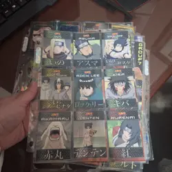 Lot 2002 PANINI NARUTO CARDS LOT OF 17 Pages Kiba Naruto Rock Kakashi Sasuke NM - Image 5