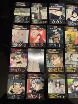 2002 Naruto Lot of Vintage Panini Promo Cards with protective booklet - Image 2