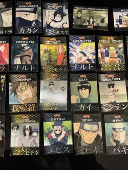 2002 Naruto Lot of Vintage Panini Promo Cards with protective booklet - Image 3