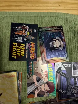 Naruto Premium Trading Cards Sakura Tin Panini Shonen Jump 73x Card Lot 2002 - Image 3